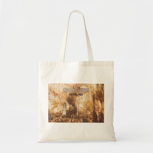 Carlsbad Caverns nationalpark New mexico Tygkasse (Framsidan)