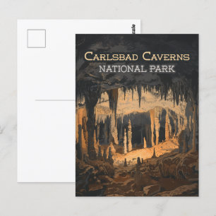 Carlsbad Caverns nationalpark New mexico Vykort