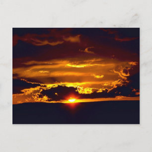Carlsbad Caverns nationalpark Sunset Vykort
