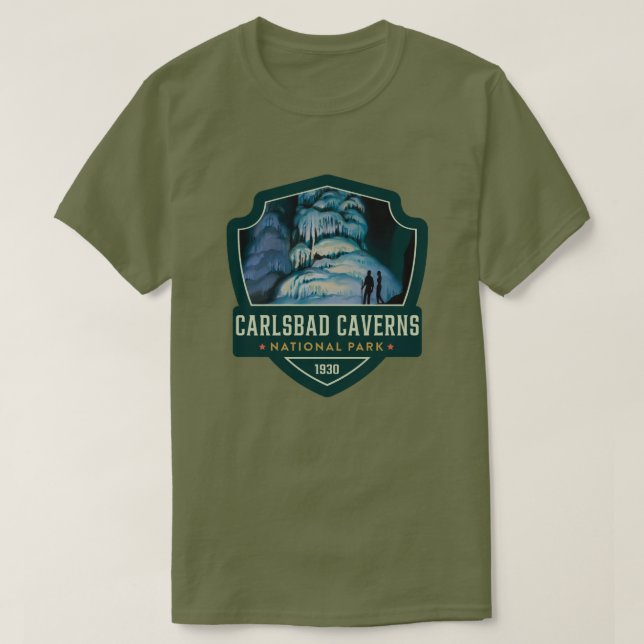 Carlsbad Caverns nationalpark T Shirt (Design framsida)