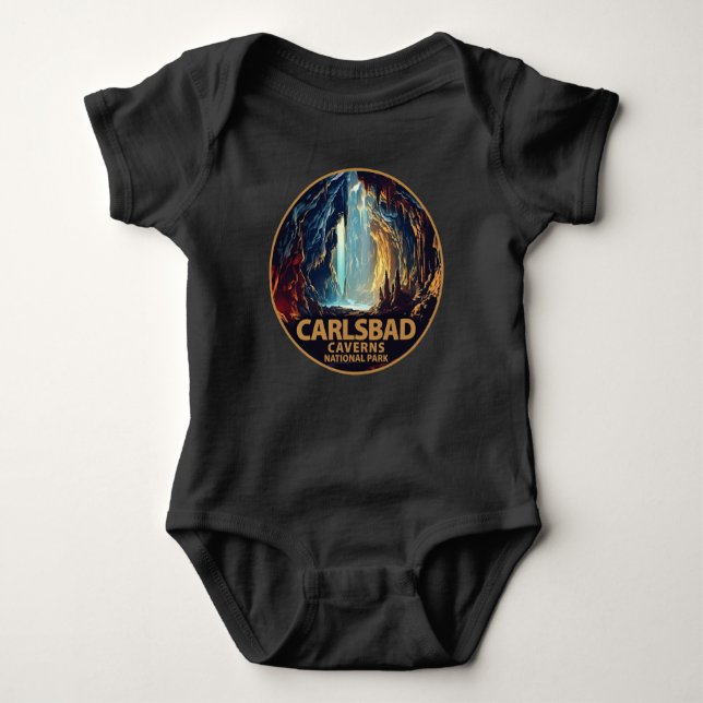 Carlsbad Caverns nationalpark T Shirt (Framsida)