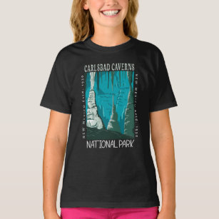 Carlsbad Caverns nationalpark Vintage Distress T Shirt
