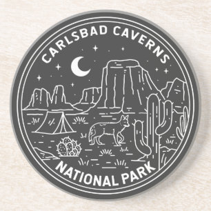 Carlsbad Caverns nationalpark Vintage  Underlägg