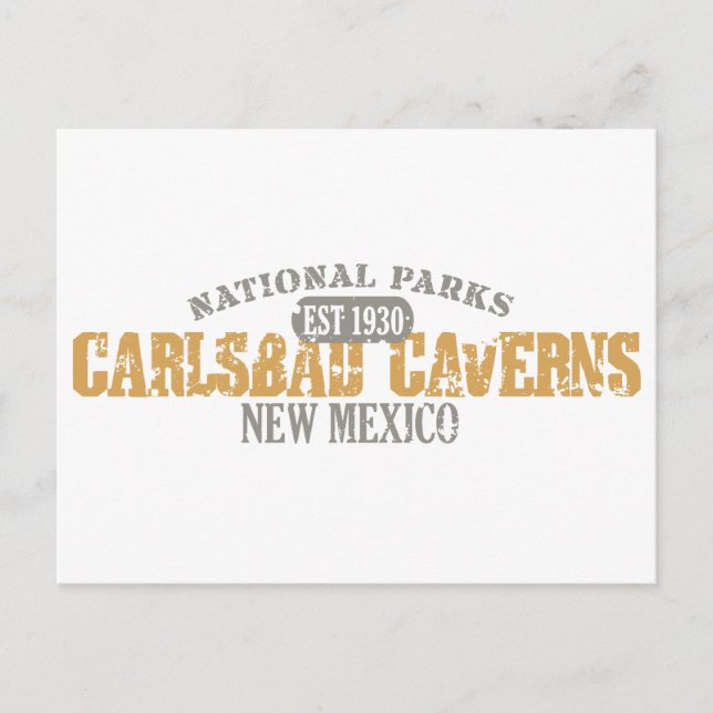 Carlsbad Caverns nationalpark Vykort (Framsida)