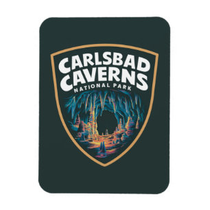 Carlsbad Caverns nationalparksemblem Magnet
