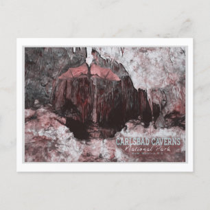 CARLSBAD CAVERNS - NEW MEXICO WATERCOLOR VYKORT