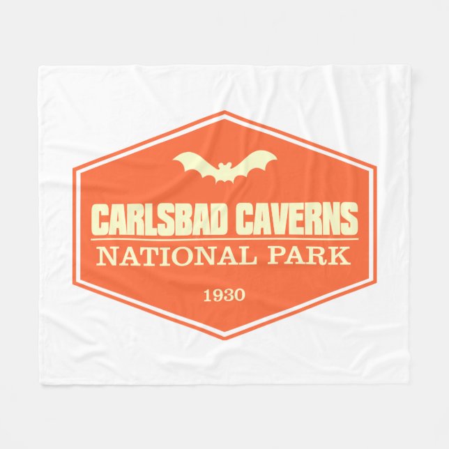 Carlsbad Caverns NP 3 Fleecefilt (Framsidan (Horisontell))