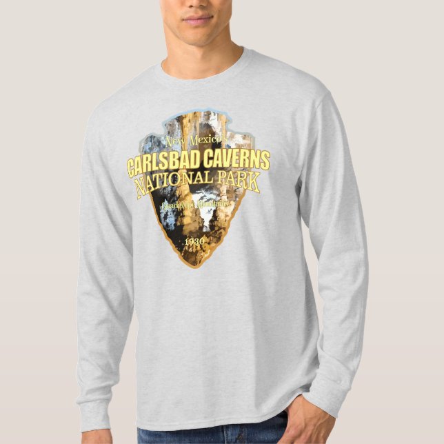 Carlsbad Caverns NP (pilhuvud) T Shirt (Framsida)