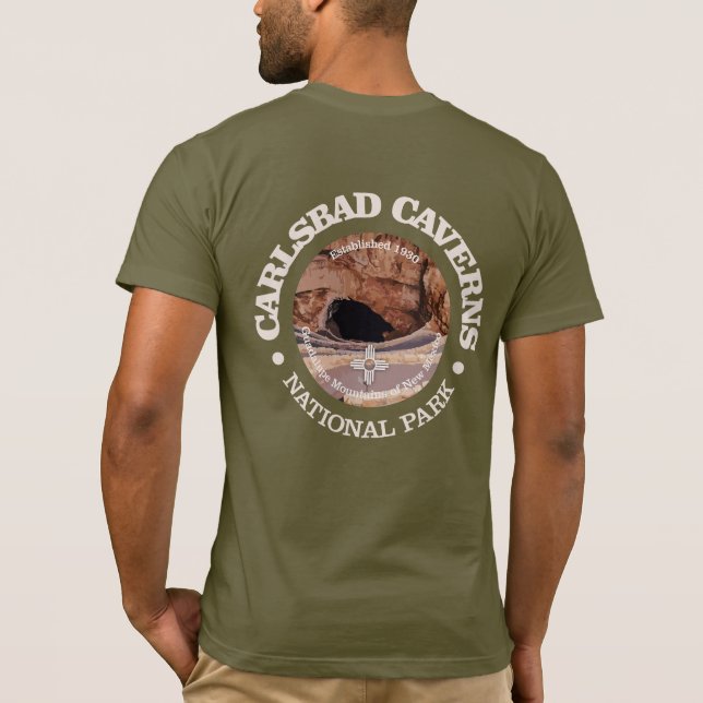 Carlsbad Caverns NP (rd)2 T Shirt (Baksida)