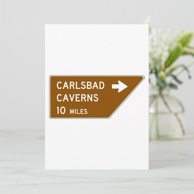 Carlsbad Caverns tecken Inbjudningar (Skapare uppladdad)
