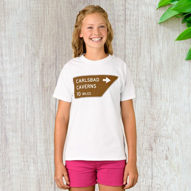 Carlsbad Caverns tecken T Shirt (Skapare uppladdad)