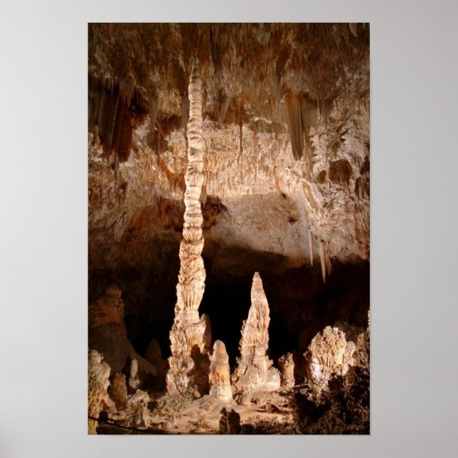 Carlsbad Caverns - Totem Pole Poster (Framsidan)