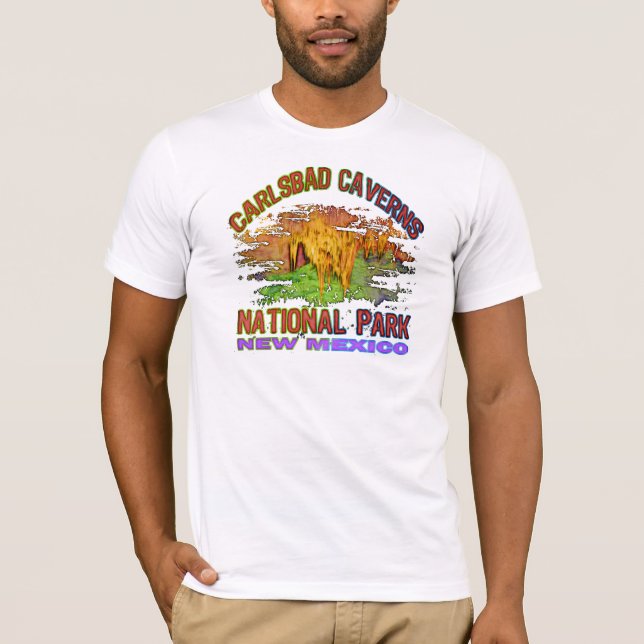 Carlsbad Cavernsnationalpark som är ny - mexico Tee (Framsida)