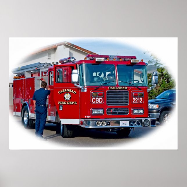 Carlsbad Fire Department Poster (Framsidan)