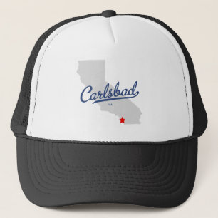 Carlsbad Kalifornien CA skjorta Keps