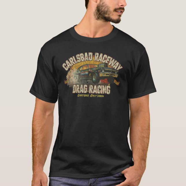 Carlsbad Raceway Drag Tävla 1964 T Shirt (Framsida)