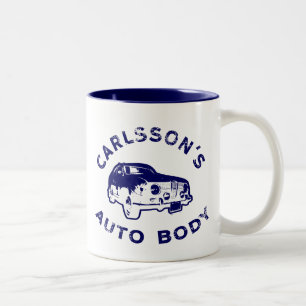 carlsson-auto-body_blue Två-Tonad mugg