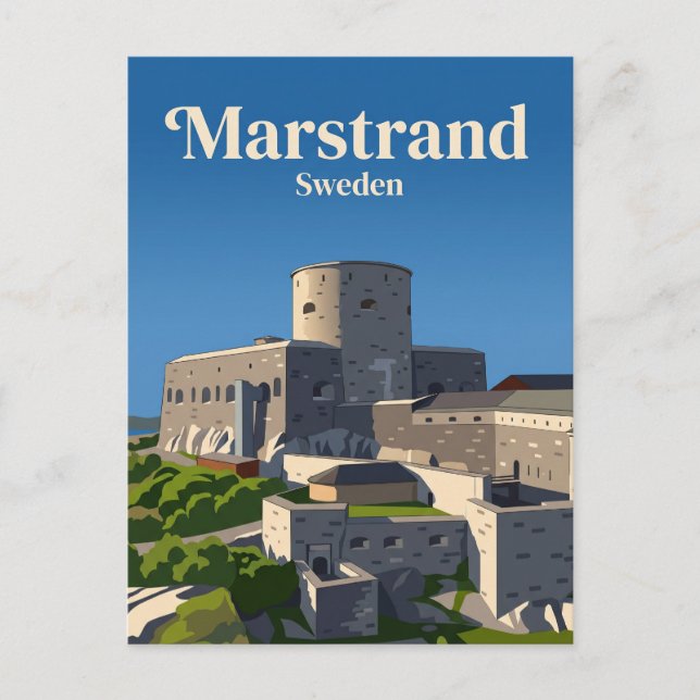Carlstens fästning Sverige Vykort (Framsida)