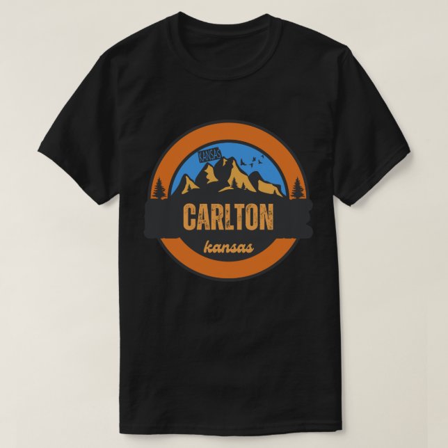 Carlton, Kansas T Shirt (Design framsida)