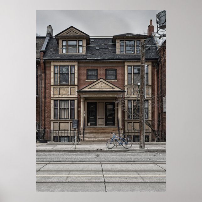 Carlton Street nr 5 färgversion Poster (Framsidan)