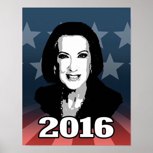 CARLY FIORINA 2016 CANDIDATE POSTER (Framsidan)