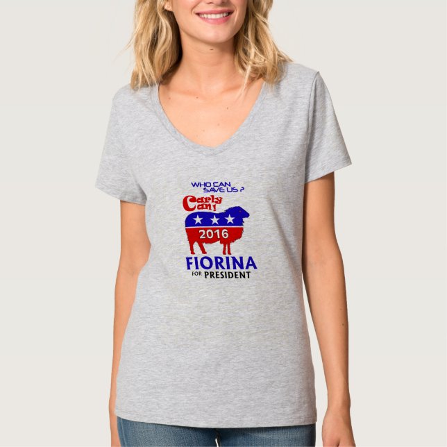Carly Fiorina för presidenten 2016 Tröja (Framsida)