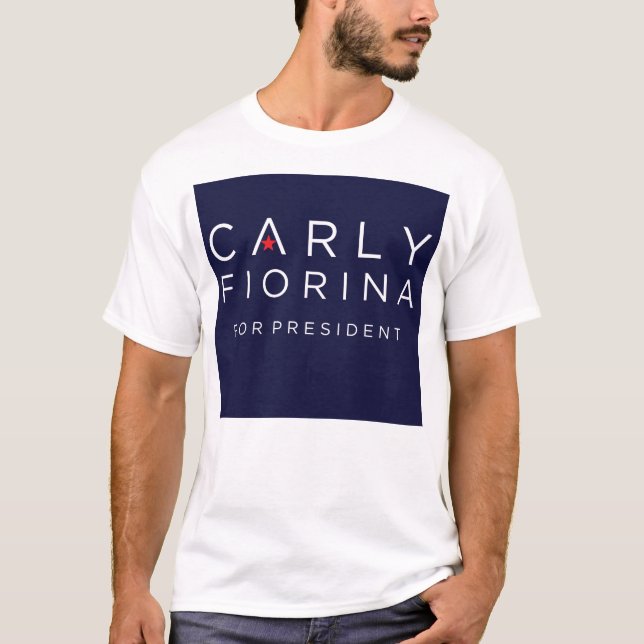 Carly Fiorina för presidentT-tröja Tröja (Framsida)