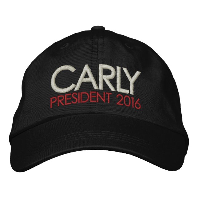 CARLY FIORINA President 2016 Broderad Keps (Framsida)
