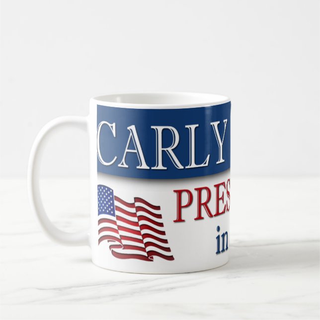 Carly Fiorina president i 2016 Kaffemugg (Vänster)