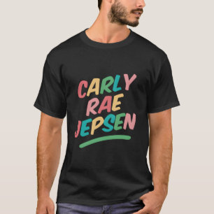 Carly Rae Jepsen Rainbow Black Small T Shirt