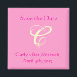 Carly Rebecca Bat mitzvah Spara datum magneter<br><div class="desc">Matchar inbjudan från Carly Rebecca.</div>