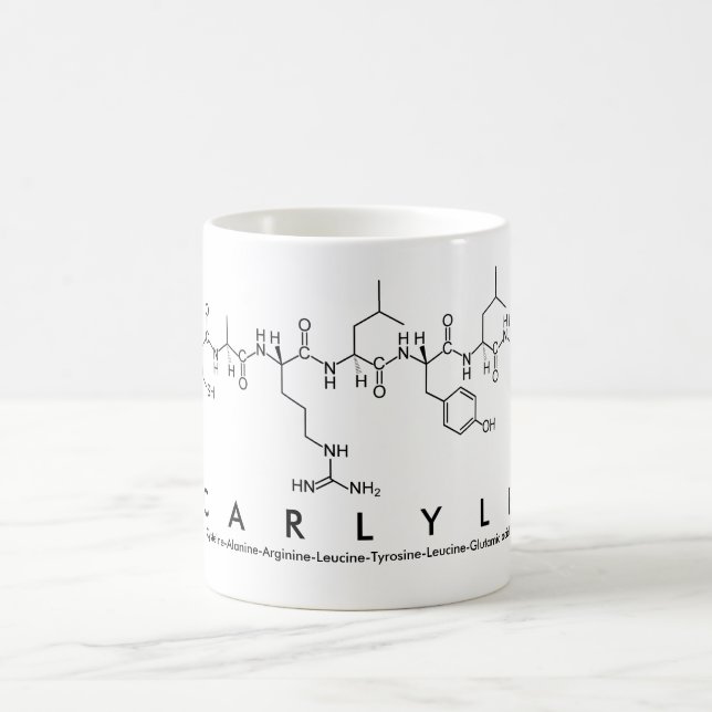 Carlyle peptide namn mugg (Center)