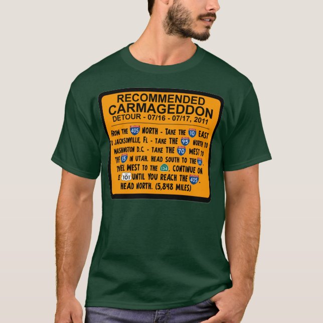 Carmageddon - rekommenderad omväg tröja (Framsida)