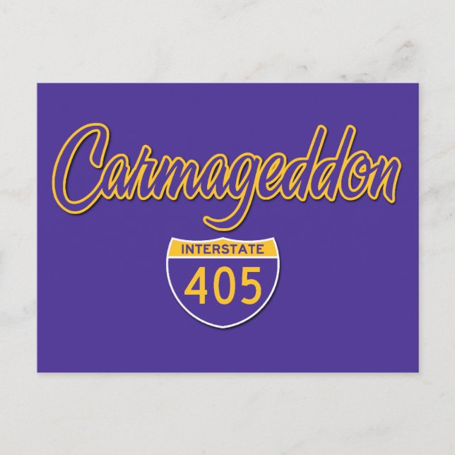 Carmageddon Vykort (Framsida)