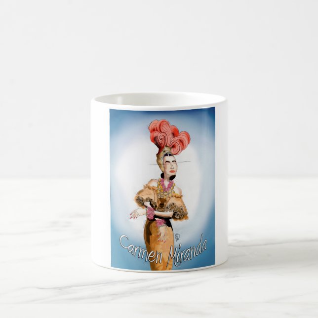 Carman Miranda illustrationmugg Kaffemugg (Center)