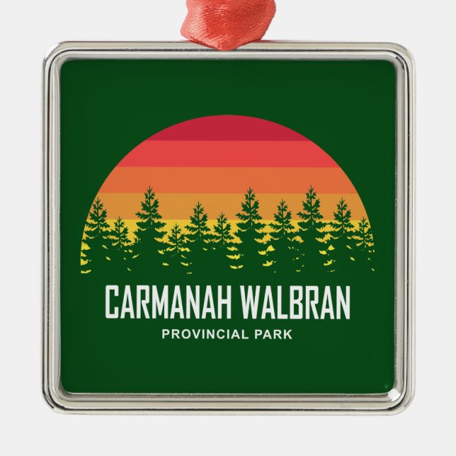 Carmanah Walbran Provinspark Julgransprydnad Metall (Framsidan)