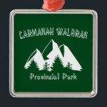 Carmanah Walbran Provinspark Julgransprydnad Metall<br><div class="desc">Carmanah Walbran Provincial Park är en lyxartad naturreservat som utan tvivel är en av de mest anmärkningsvärda vilderna ställen på Vancouver Island. Carmanah Walbran är hem för en del av världens största skarpsill träd,  där en del når höjder över 95 meter och bor i 800 år eller mer.</div>