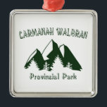 Carmanah Walbran Provinspark Julgransprydnad Metall<br><div class="desc">Carmanah Walbran Provincial Park är en lyxartad naturreservat som utan tvivel är en av de mest anmärkningsvärda vilderna ställen på Vancouver Island. Carmanah Walbran är hem för en del av världens största skarpsill träd,  där en del når höjder över 95 meter och bor i 800 år eller mer.</div>