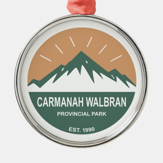 Carmanah Walbran Provinspark Julgransprydnad Metall (Framsidan)