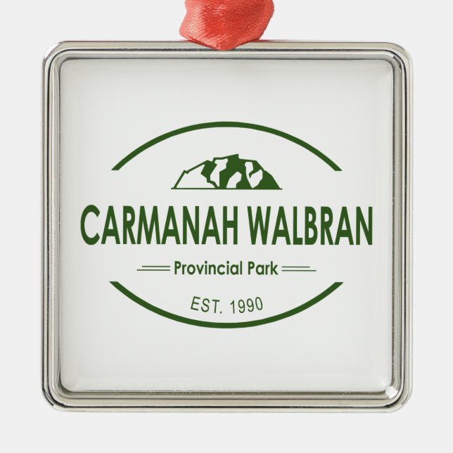 Carmanah Walbran Provinspark Julgransprydnad Metall (Framsidan)