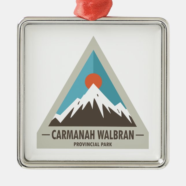 Carmanah Walbran Provinspark Julgransprydnad Metall (Framsidan)