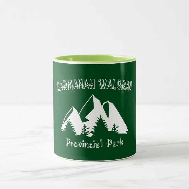 Carmanah Walbran Provinspark Två-Tonad Mugg (Center)