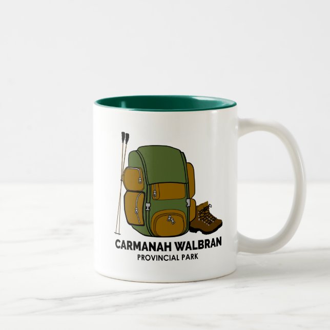 Carmanah Walbran-ryggsäck i provinsparken Två-Tonad Mugg (Höger)