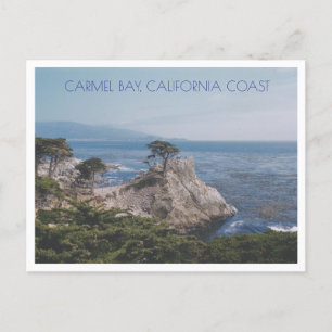 Carmel Bay California Kusten Vintage Photo Vykort