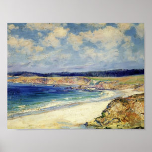 Carmel Beach av Guy Ro Poster