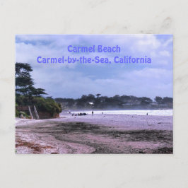 Carmel Beach i California Travel Postcard Vykort