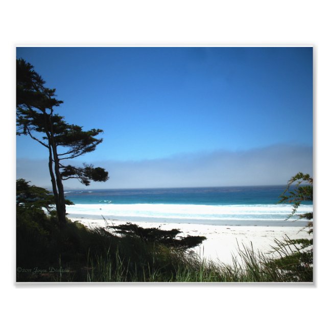 Carmel Beach, Kalifornien, USA Fototryck (Framsidan)