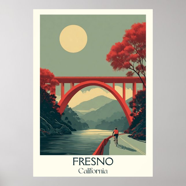 Carmel-by-the-Sea California Art Print Poster (Framsidan)