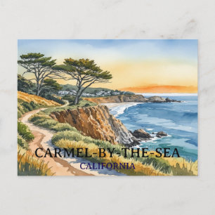 Carmel-by-the-Sea California Postcard Helg Vykort