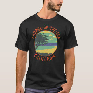 Carmel-by-the-Sea California Retro Distress T Shirt